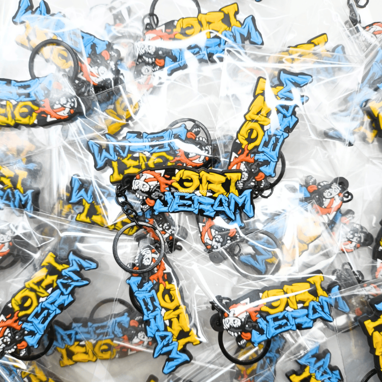 gantungan kunci karet custom