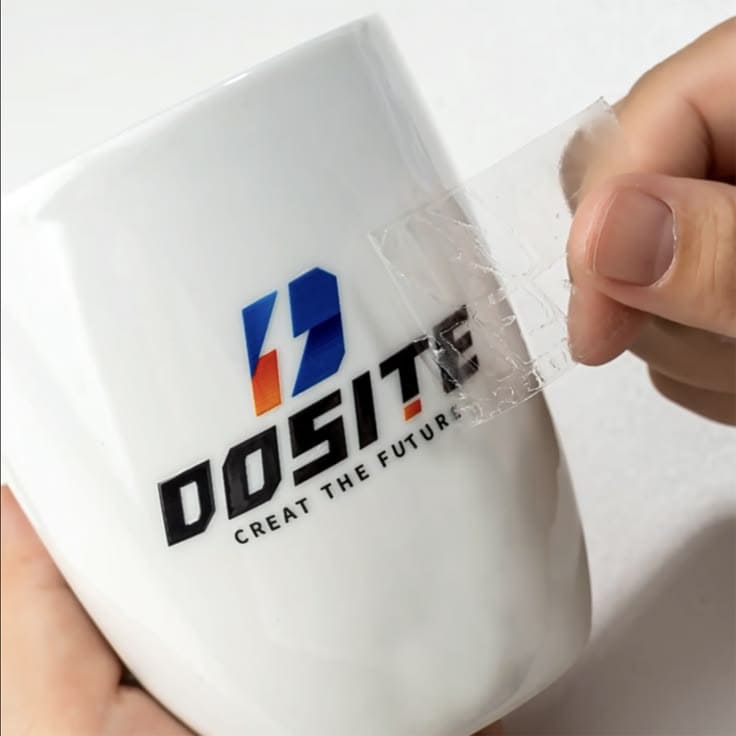 50 stuks op maat gemaakte UV-printtransferstickers, persoonlijk logo afdrukken, kristallen