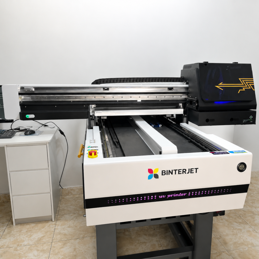 Print UV Flatbed 6090 Binterjet (Depan)