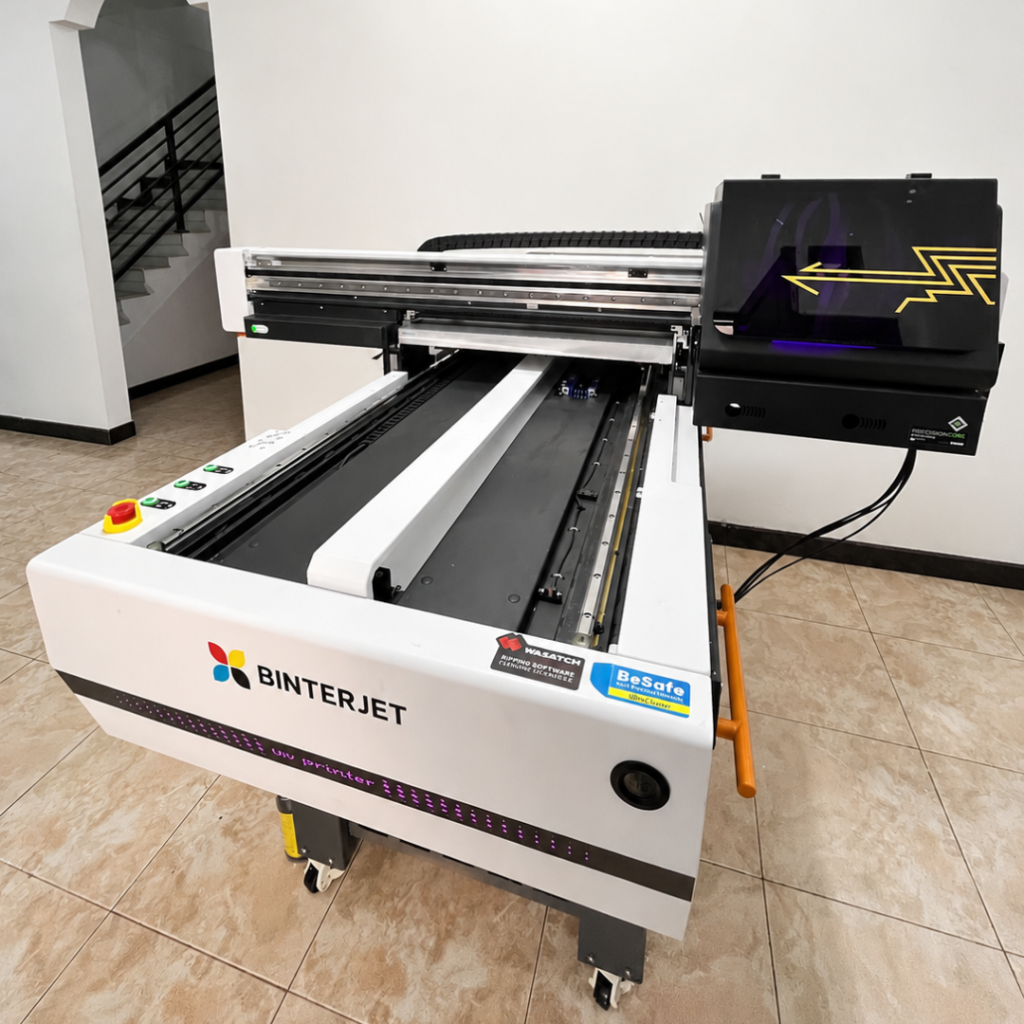 Print UV Flatbed 6090 Binterjet (Samping)